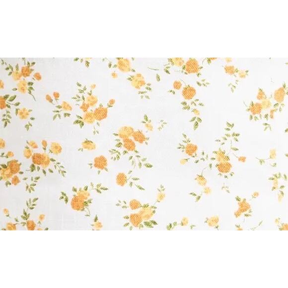 NWT Reformation Darci Floral Linen Top Yellow White Size 0 - Picture 4 of 9